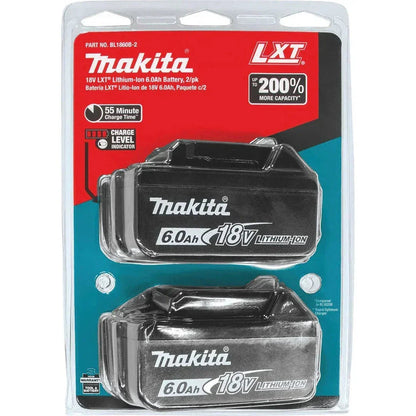 Makita 18V 6.0Ah Battery Combo – 2-Pack