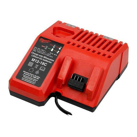 Milwaukee M12-18C 18v 12v Battery Charger Multi Voltage Li-Ion